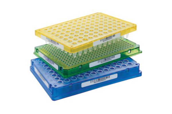 Eppendorf twin.tec PCR Plate 384, with barcode(s), indiv. color (Wells colorless), 25 pcs.