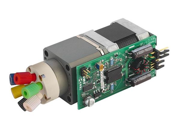 Vici Valco 4 Port 2 Pos Valve, Motor, Sensor, 1/4''-28'' Fitting, 1,5 mm Port, 50°C / 250psi, für Flüssigkeiten, PPS/E2