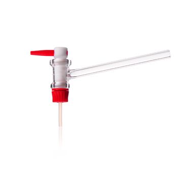 Duran Group DURAN Stopcocks, angled, complete with PTFE-keys, NS 12.5, bore 2.5 mm, 50 pc/PAK