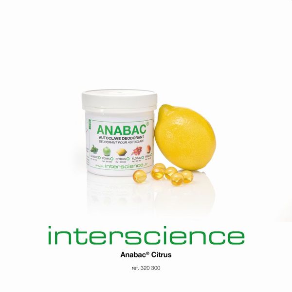 Interscience Anabac Citrus, Autoklavdeodorant, Lemonduft, 100 St/Pkg