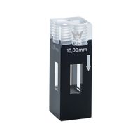 Product Image of Flow-Through Cell 3in1, Type 176.760-QS, HP Quartz Glass, WL 200-2500 nm, Pathlength 10x5 mm, (HxW) 11x6/11x5 mm, Centerheight 15 mm, 550 µl, FEP tubing set, for fluorescence measurements