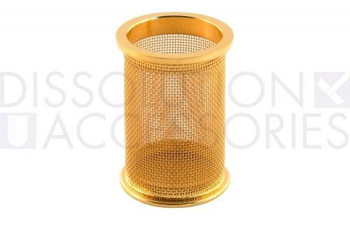Dissolution Accessories Basket 40 mesh, Stainless Steel, Gold Coat, Electrolab Comp.
