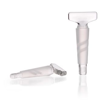 Duran Group Patenthahnküken mit Gewinde, geschliffen, NS 18.8, Bohrung 4 mm, 50 St/Pkg