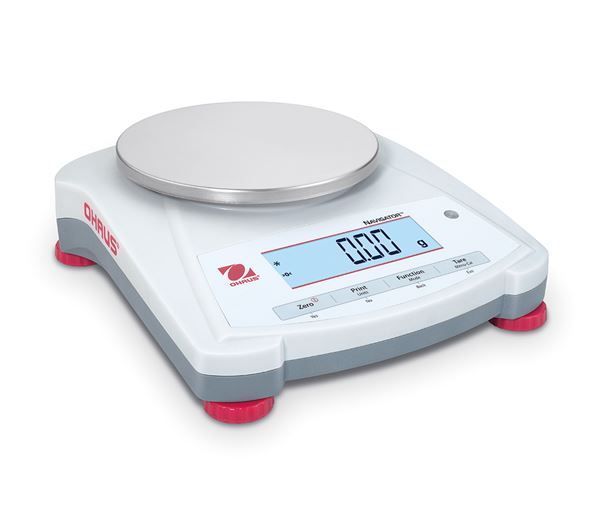 Ohaus Portable Balance Navigator, NV222-EU, Readability (Certified) 0.01g, Maximum Capacity 220g, Pan Size Ø145mm