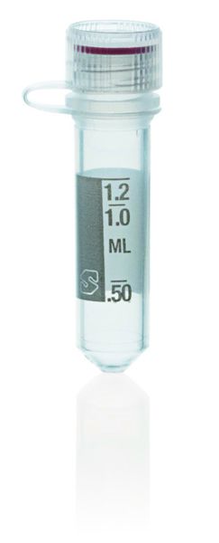 Brand GmbH & Co. KG Reaktionsgefäße, PP, 2 ml, transparent, mit anhängendem Schraubdeckel PE, ohne Standring, graduiert, unsteril, 1000 St/Pkg