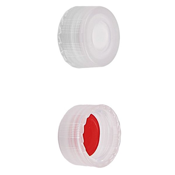 Microsolv Screw Cap transparent with SOFT-Guard Septa SIL/PTFE, knurled, 1000 pc/PAK