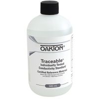 Oakton Traceable® Leitfähigkeits- und TDS-Standard, individuell getestet, 100.000 µS, 500 ml