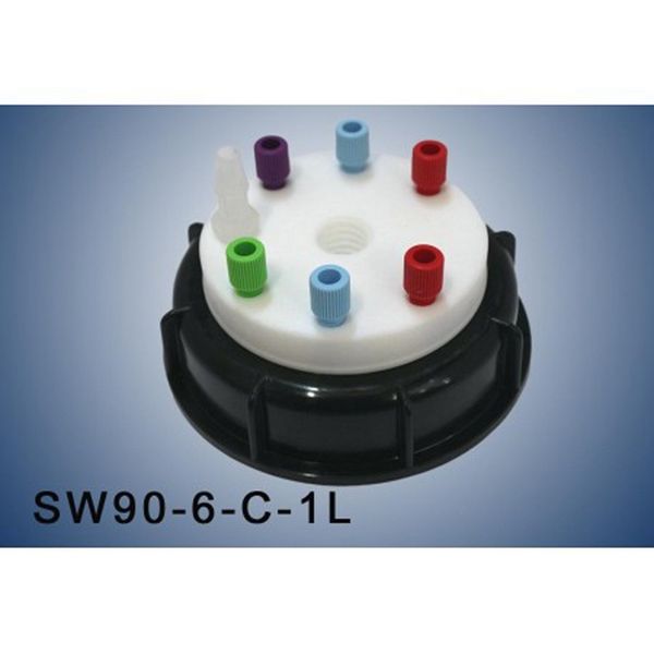 A.I.T. France Smart Waste Cap S90, Aktivkohlefiltereinsatz + 6 Eingänge (1/8 oder 1/16 ) + 1 Leck (6-9 mm)