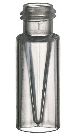 Altmann Analytik ND9 0.3ml PP Short Thread Micro-Vial, 32 x 11.6 mm, transparent, 10 x 100 pc