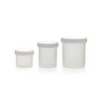 Product Image of Wide neck container, PP, white, with PP screw cap 120-400 with PE-insert, 1000ml, 24 pc/PAK