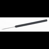 Dissecting needle, straight, L=140mm, plastic handle