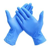 Product Image of Nitrile Examination Gloves, powder free, blue, textured, Size XL, 100 pc/PAK