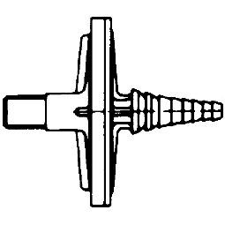 Millipore Spritzenvorsatzfilter, Millex FG, PTFE, 50 mm, 0,20 μm, HB/NPTM, 10 St/Pkg