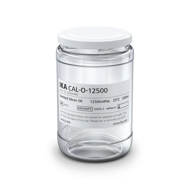 IKA Standard silicon oil, 12500 mPas, 25°C, 500 ml, CAL-O-12500