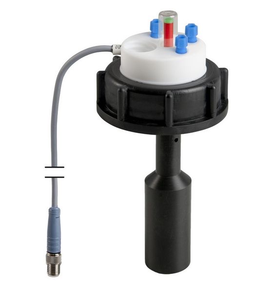 SCAT SafetyWasteCap S55, electronic level control, 3x 2.3/3.2 mm OD + connector for exhaust filter