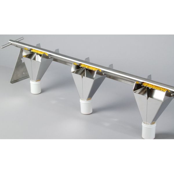Bürkle Entleervorrichtung, V2A, Länge 100 cm, komplett