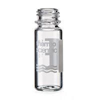 Product Image of SureSTART 2 ml GOLD-Grade SureStop Glas Schraubfläschchen, Level 3, Klarglas, Schriftfeld, 100 St/Pkg
