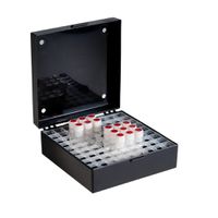 Product Image of Cryo Boxes, PP, black, grid 9 x 9, 133 x 133 x 52 mm, 5 pc/PAK