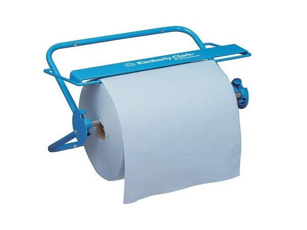 Kimberly-Clark Wandhalter für Großrollen, Metall, blau auch als Tischspender geeignet