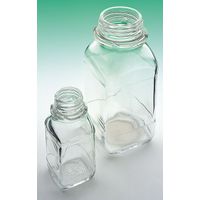 Product Image of Bottle with screw thread/soda-lime glass square, wide-neck 1000 ml 10 pcs.