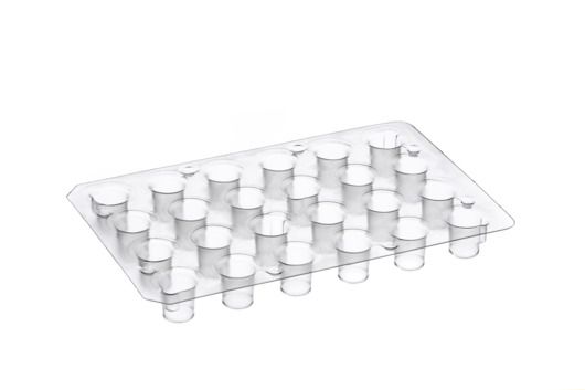 Greiner Bio-One 24 Well Intermediate Lid, für 24 Well Bio-Assembler Kit, steril, 5 x 2 St/Pkg