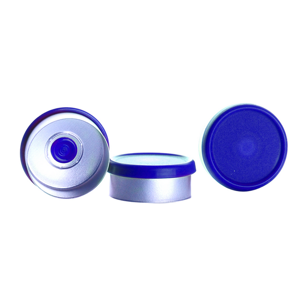 DWK Wheaton WHEATON COMPLETEPAK 20 mm Sterile Blue Flip-Off Seal, 125 pc/PAK