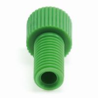 Product Image of Nut, Delrin, flangeless, green, 1/8'', 1/4-28, 10 pc/PAK