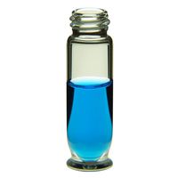 Product Image of Screw Top Vials, clear Glass, 3.8ml, Max Recovery™, 13-425mm, 14.75x45mm OD for 13mm screw caps. For use as an autosampler vial or storage bottle, AQ Brand, 100pc/PAK.