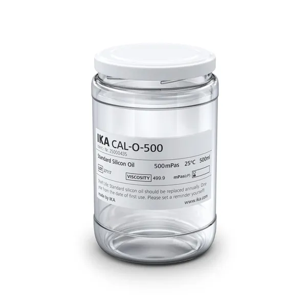 IKA Standard silicon oil, 500 mPas, 25°C, 500 ml, CAL-O-500