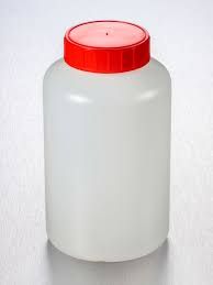 Corning Gosselin Rundbehälter 1.000 ml HDPE, steril, mit rotem Schraubverschluß 58mm Öffnung, 68 St/Pkg