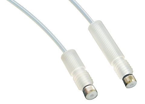 Hellma PTFE-Schlauch-Set, Typ 040.222/1.0 x 1.6 x 500 mm, mit Schraubanschluss kurz und lang, und Omnifit Gripper, für alle Hellma HP Kompakt-
