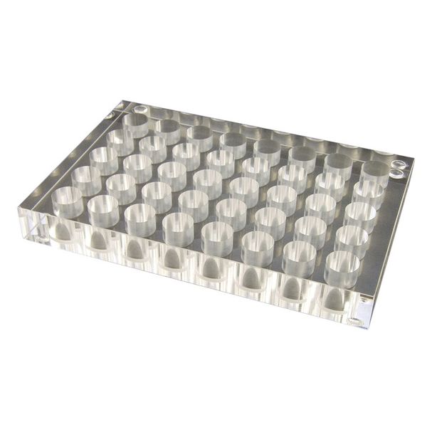 Microsolv Rack, Acrylic, Clear, for 40 x 15x45 mm Vial with Feet