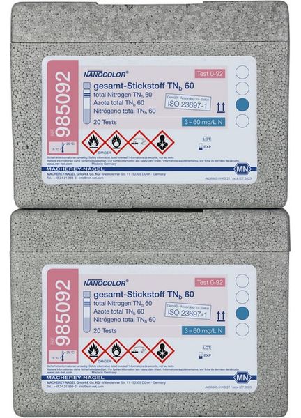 Macherey-Nagel NANOCOLOR total Nitrogen TNb 60 Tube test with Barcode pack of 20 tests