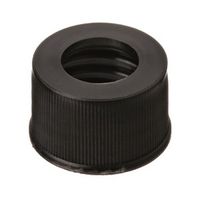 Product Image of ND13 PP Screw Cap, black, with 7.8 mm center hole, 10x100/PAK