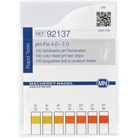 Product Image of Indikatorstäbchen pH-Fix pH 4,0-7,0, farbfixiert, nicht blutend (100 Teststreifen)