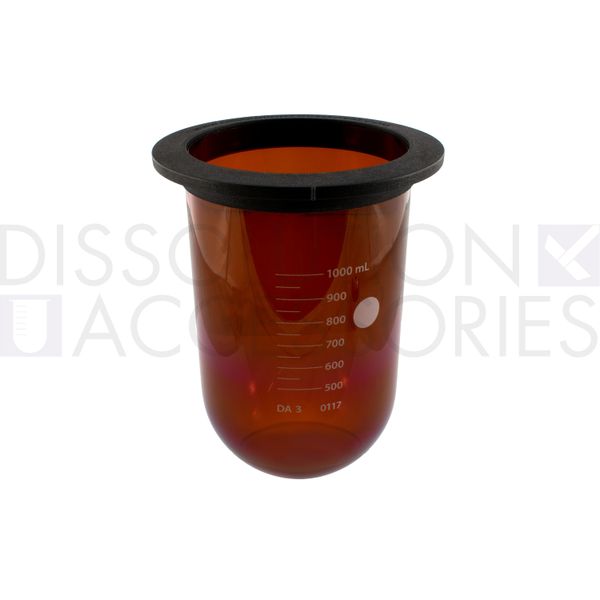 Dissolution Accessories Gefäß, Boro 3.3, braun, 1000 ml, TruAlign Agilent