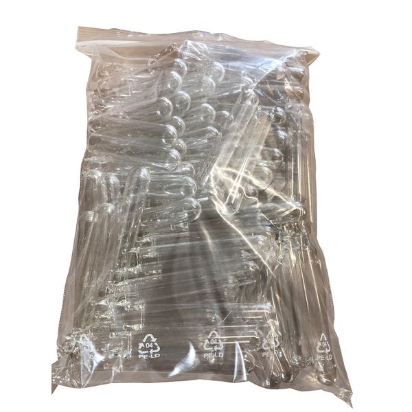 Dinkelberg Analytics Durham-Röhrchen aus Kalk-Soda-Glas, 11x60mm 0,8mm Wandstärke, 100Stk/Pkg --- Abverkauf ---