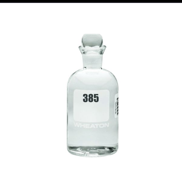 DWK Wheaton BOD bottle, 300ml, ''Pennyhead'' stopper, numbered from 385-408, 69 x 165 mm, 24 pc/PAK