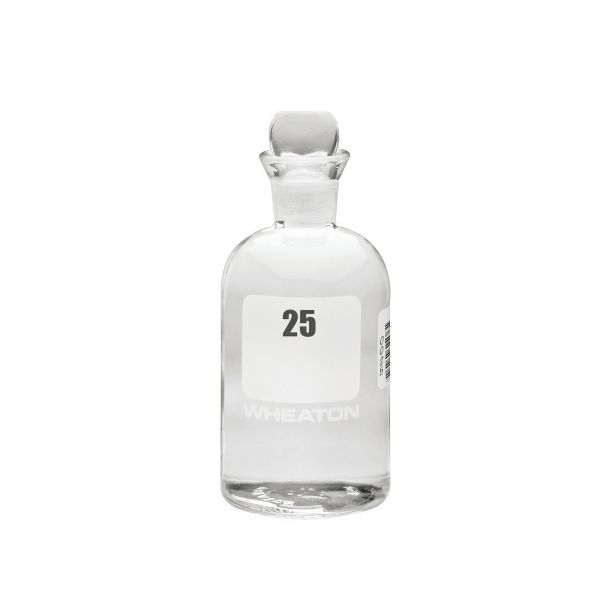 DWK Wheaton BOD bottle, 300ml, ''Pennyhead'' stopper, numbered from 25-48, 69 x 165 mm, 24 pc/PAK