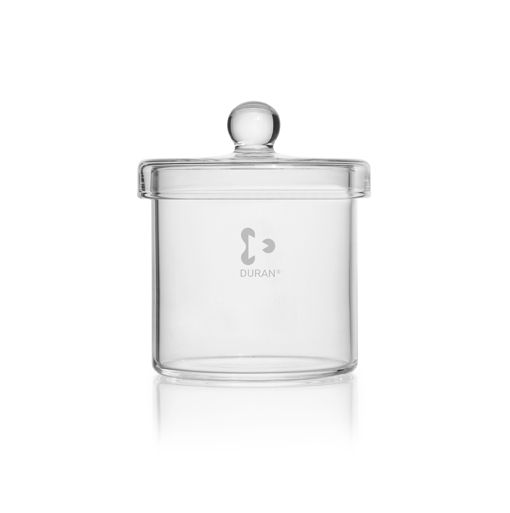 Duran Group DURAN Cylinder, with knobbed lid, polished rim, 100 x 100 mm, 500 ml, 10 pc/PAK