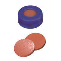 Product Image of Schnappringkappe, ND11 PE: blau mit 6 mm Loch, RedRubber/PTFE beige, geprüfte IH-Qualität, weiche Kappe, 1,0 mm, 10x100/PAK