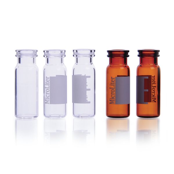 DWK Wheaton 2 ml Klarglas-Fläschchen, Schnappverschluss, 12 x 32 mm, 100 St/Pkg