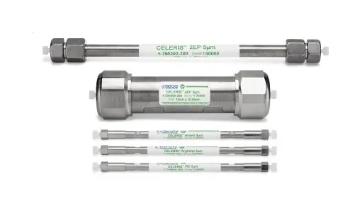 Regis HPLC-Säule Celeris Silica, 100 Å, 3 μm, 2,1 x 100 mm