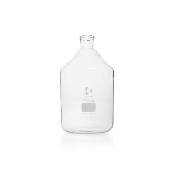 Duran Group Narrow neck bottle, clear glass, 10000 ml, ungrounded