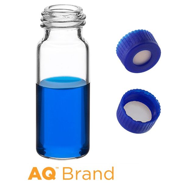 Microsolv EPP Vial clear, 2 ml, Screw Cap blue with Sil/PTFE Septa, 100 pc/PAK