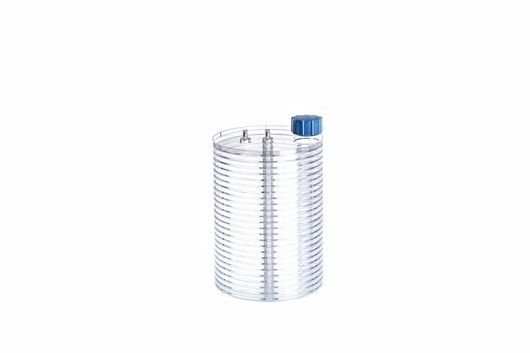 Greiner Bio-One Kulturscheibe, 24 Lagen, 6.000 cm², PS, transparent, Advanced TC, Standard-Schraubverschluss blau, steril, 2 St/Pkg