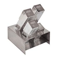 Product Image of Edelstahlgestell für 4 ratiolab®Pipetten-Container, 265 x 250 x 120 mm