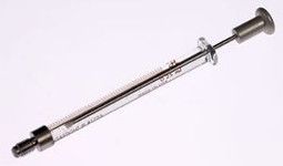 Hamilton 250 μl, Modell 1725 CX Spritze, 1/4''-28 Gewinde, max. Druck, 500 psig (34.5 bar), max. Temperatur 115°C / 239°F