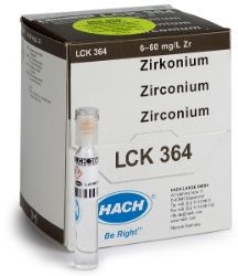 Hach Lange Zirkonium Küvetten-Test, 6-60 mg/L Zr, 24 St/Pkg