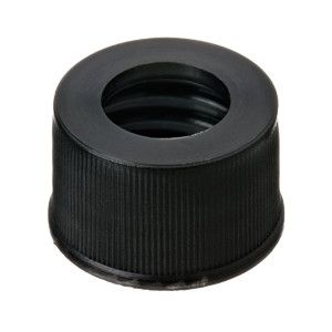 Altmann Analytik Schraubkappe, ND13 PP, ohne Septum, schwarz, 8,5 mm Loch, Gewinde 13-425, 10x100/PAK